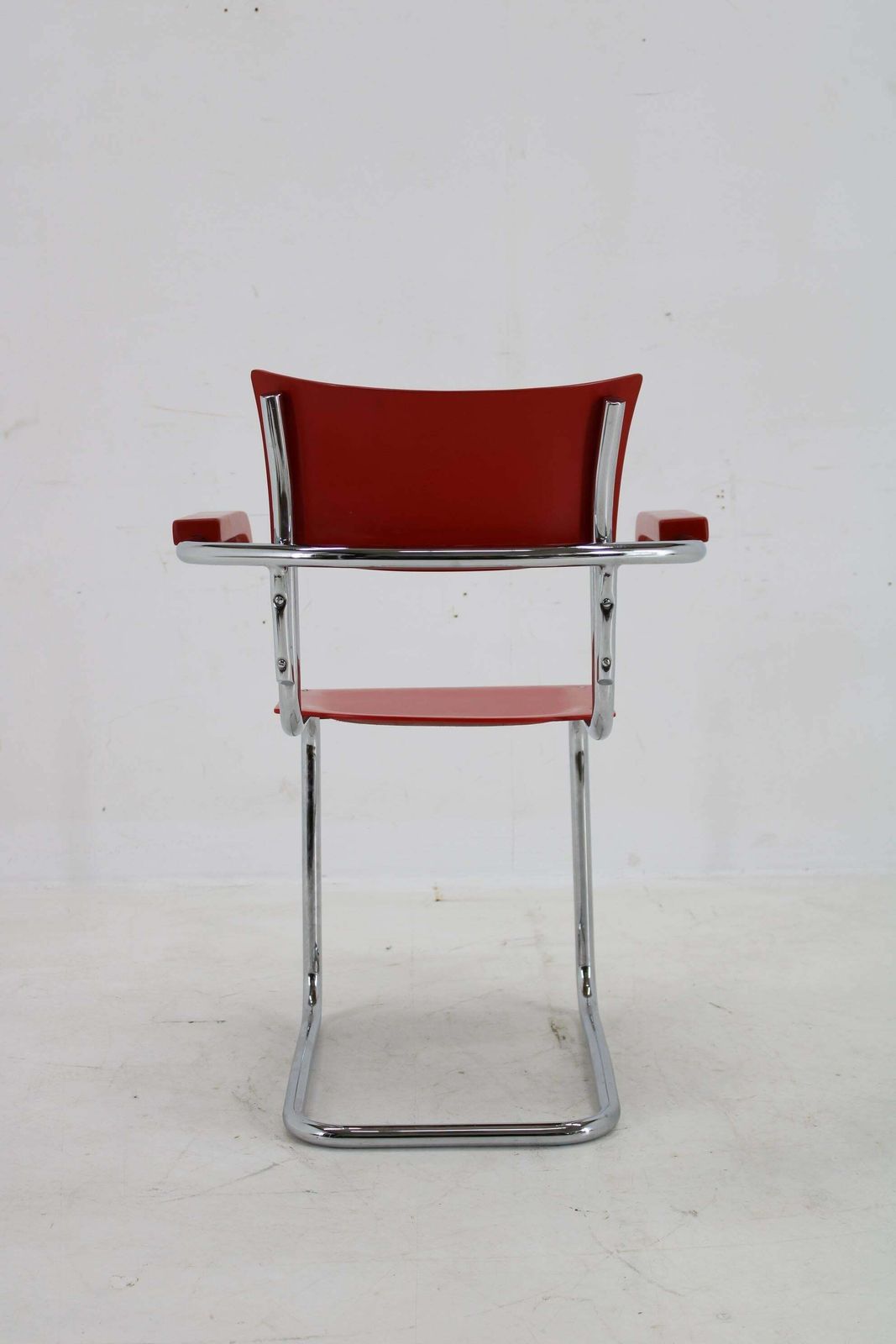 1940s Bauhaus Restored Tubular Armchair, Germany photo Furniture