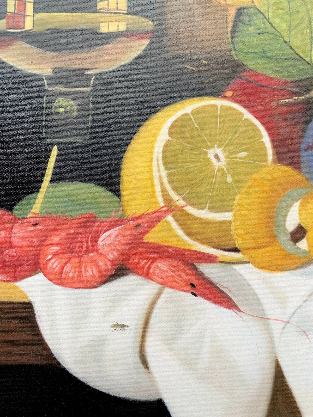 Original Still Life Oil Painting   Late 20th Century In The Dutch Old Master Style photo Art