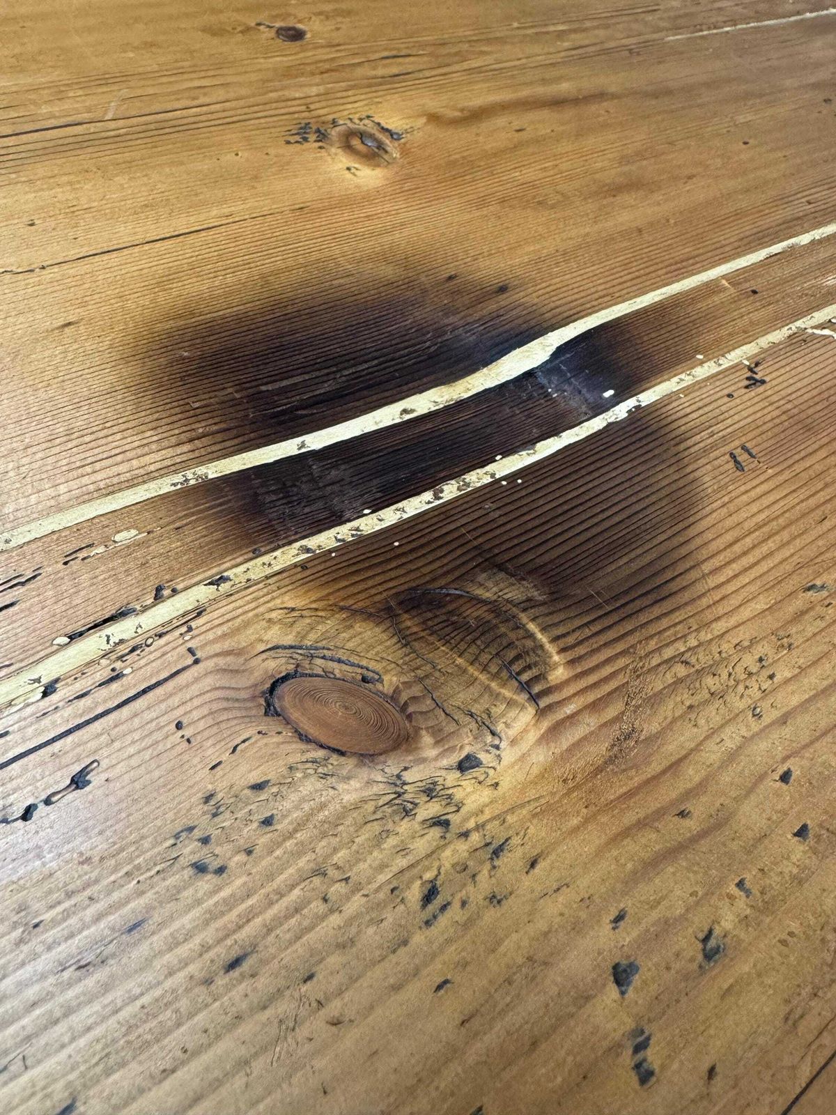 Antique Pine Dining Table / Victorian Kitchen Table / Rustic Farmhouse Pine Desk photo for sale