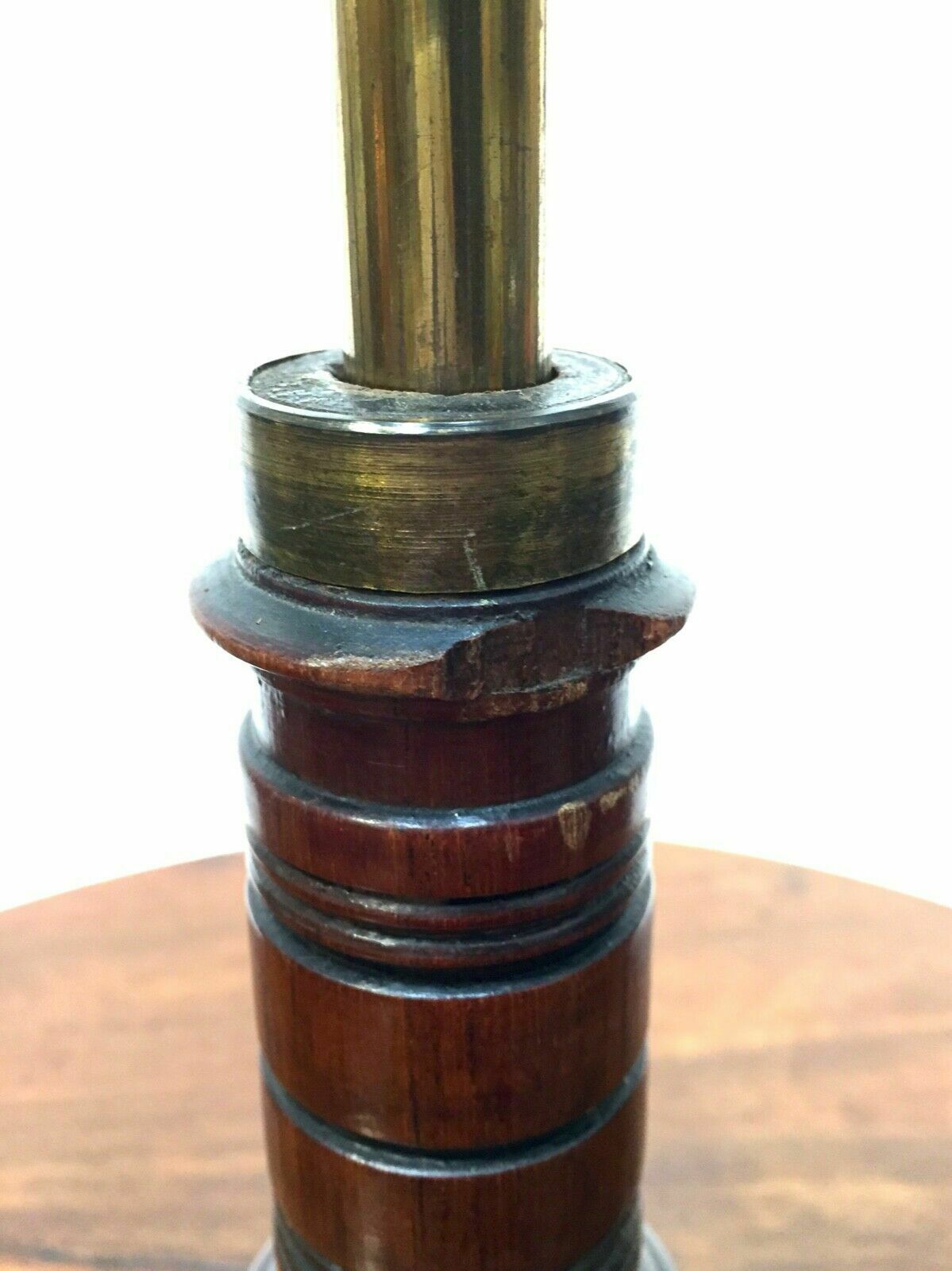 photo vinterior Antique Victorian Mahogany Adjustable Gents Shaving Stand / Makeup Mirror