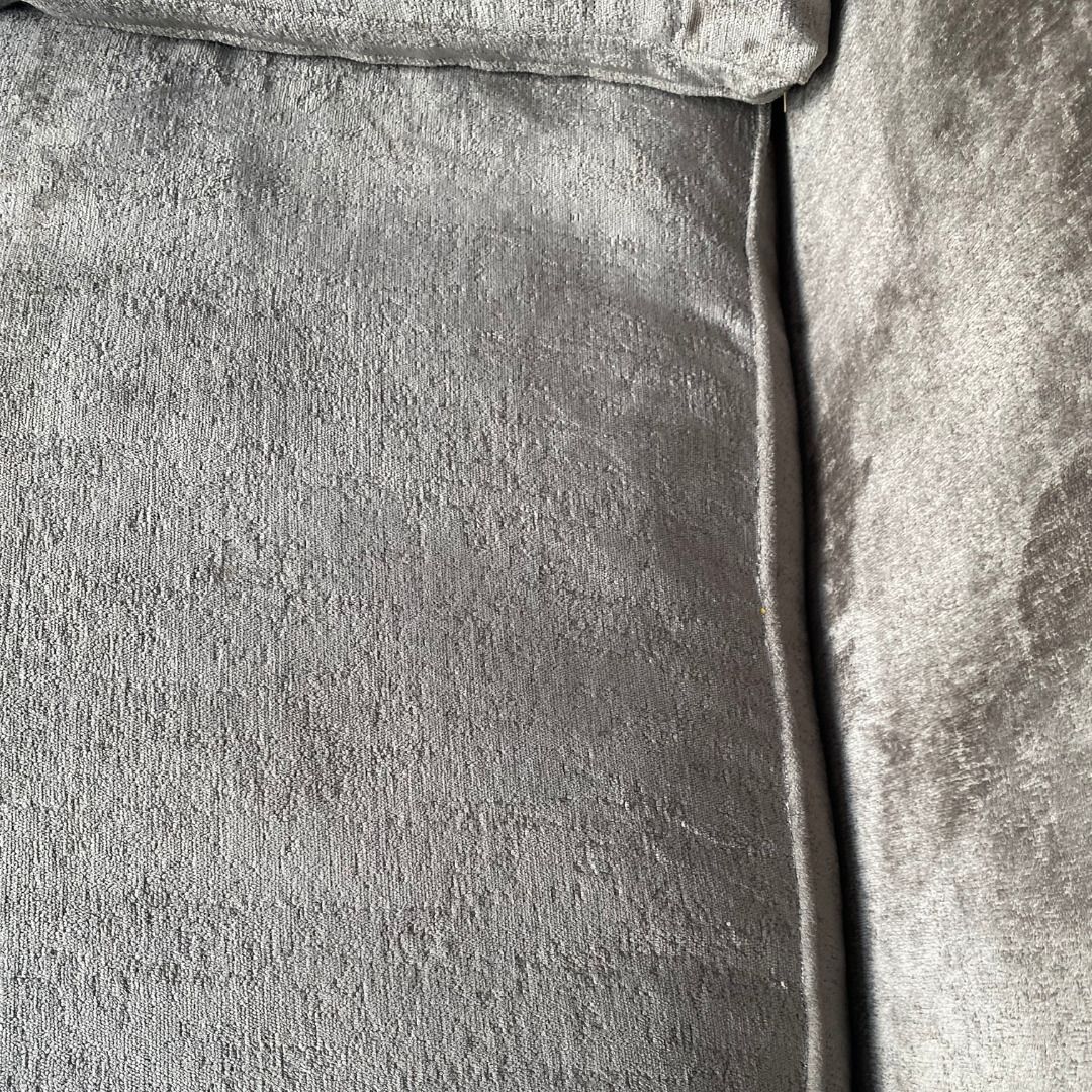 Furniture Sofology Renata Grey Loveseat With Cushions photo