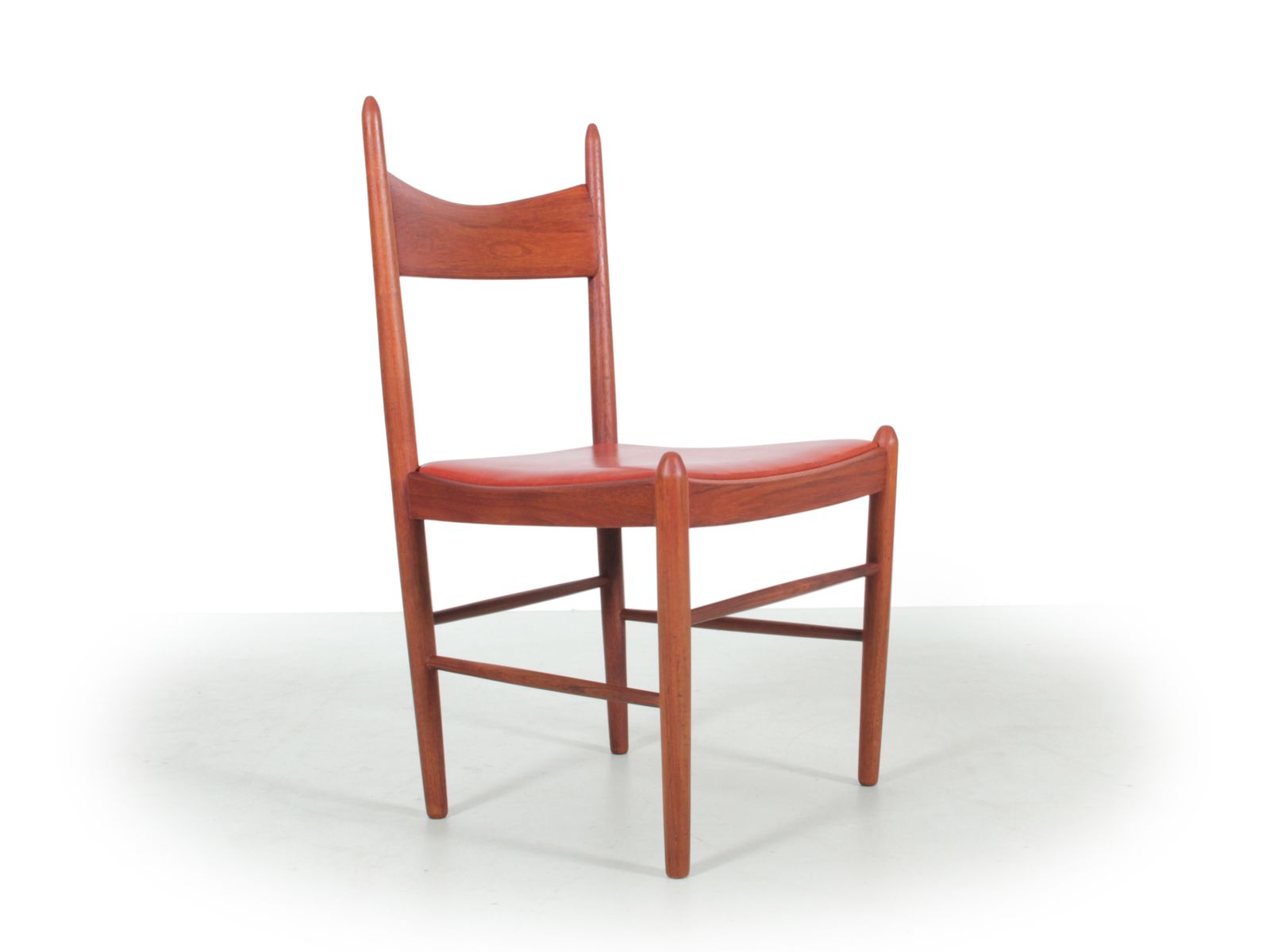 Mid Century Modern Scandinavian Set Of 6 Dining Chairs In Teak By H. Vestervig Eriksen photo 4950.0