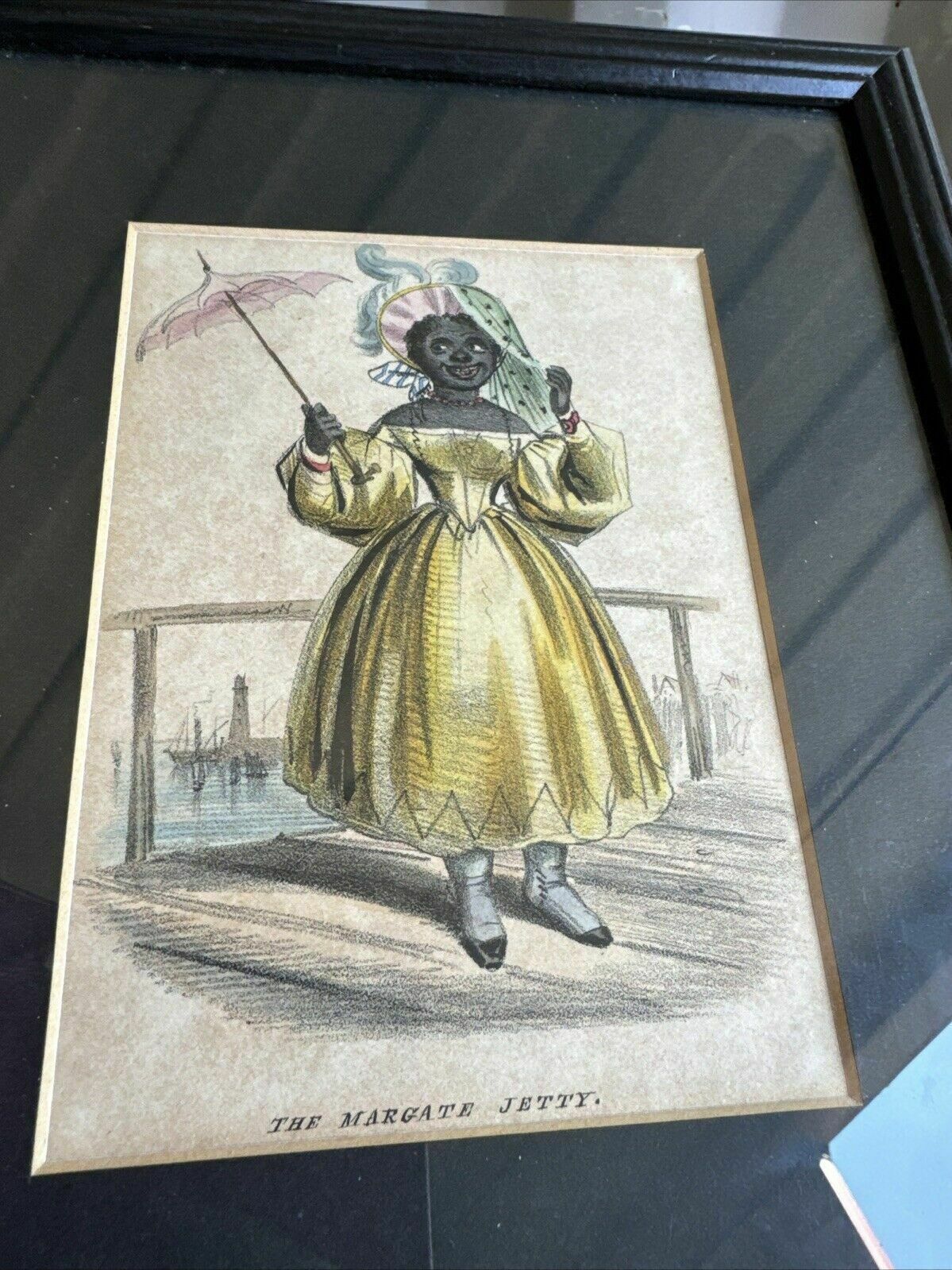 The Margate Jetty Historical Topical Print Fashion