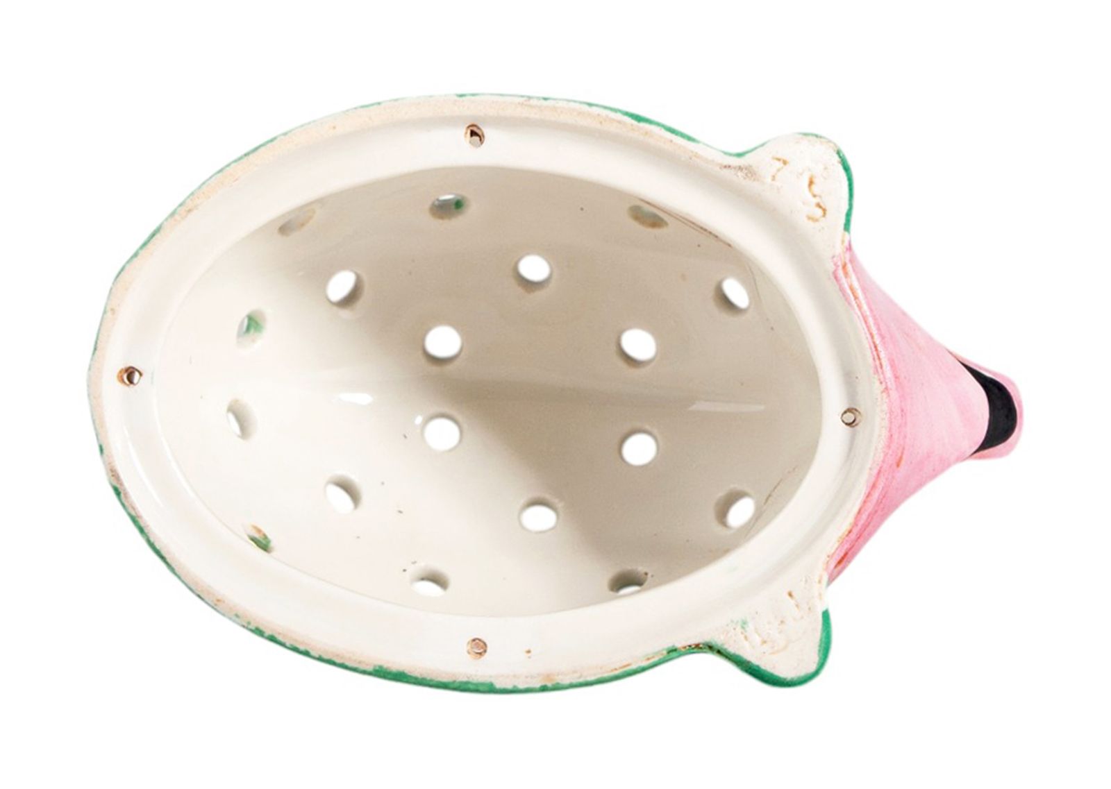1920s Art Déco Ceramic Green Hedgehog Toothpick Holder By édouard Marcel Sandoz Manufactured By Theodore Haviland, France photo Home Decor