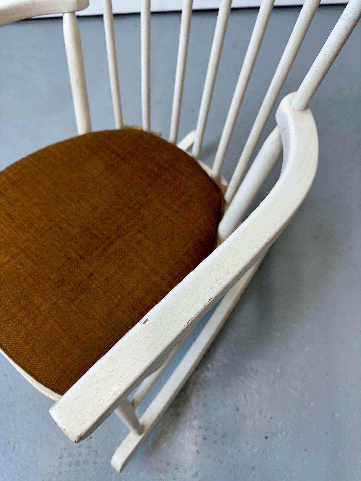Vintage 1960s Swedish Danish Rocking Chair. Lena Larsson Nesto. Scandi Mid Century photo vinterior