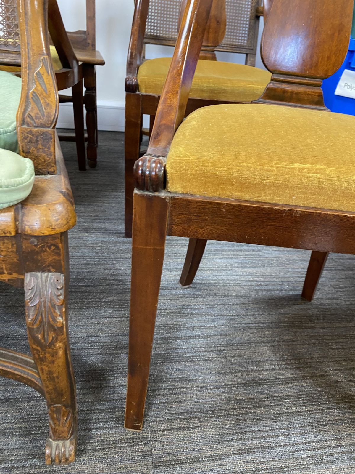 18th Century Set Of 4 Chairs To Be Restored photo vintage