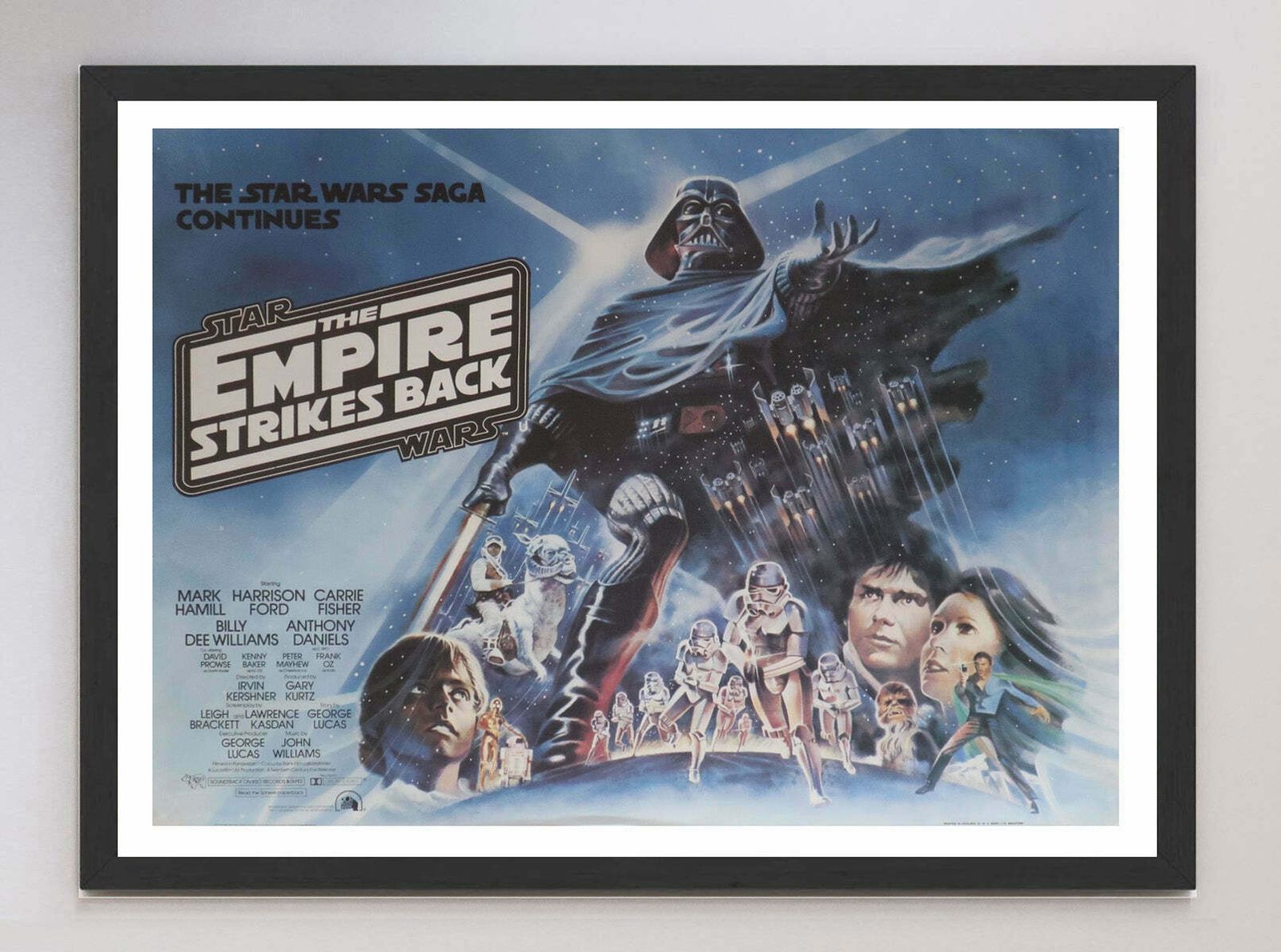 Original Vintage Poster Star Wars The Empire Strikes Back photo furniture