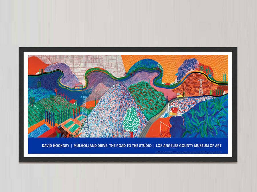 David Hockney   Mulholland Drive: The Road To The Studio Lacma photo furniture