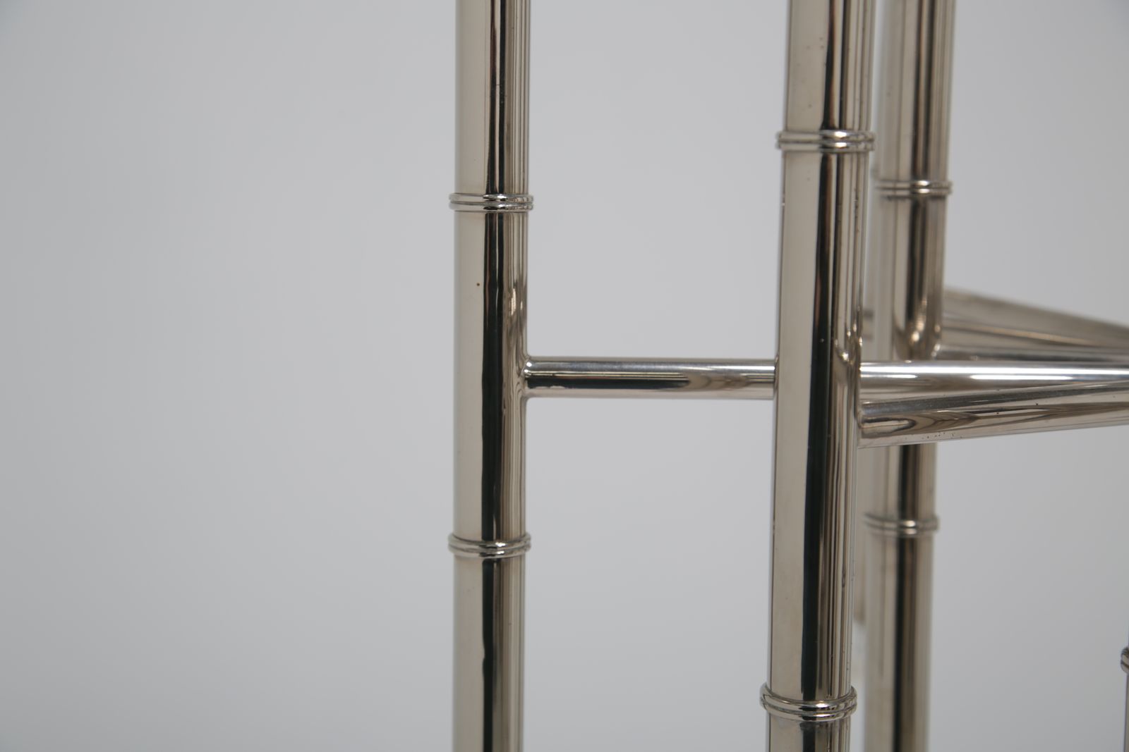 Contemporary Chrome Chandelier “Meurice” By Jonathan Adler, United Kingdom, 2000s. photo vintage