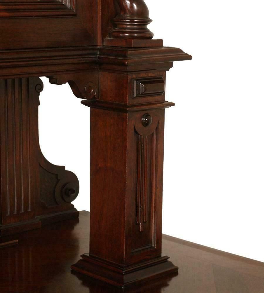 18th Century Important Tuscany Renaissance Sideboard Credenza, In Solid Walnut photo furniture