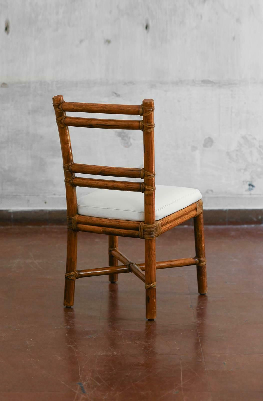 Set Of 4 Elinor And John Mcguire Chairs In Rattan, 1970s photo 1926.0