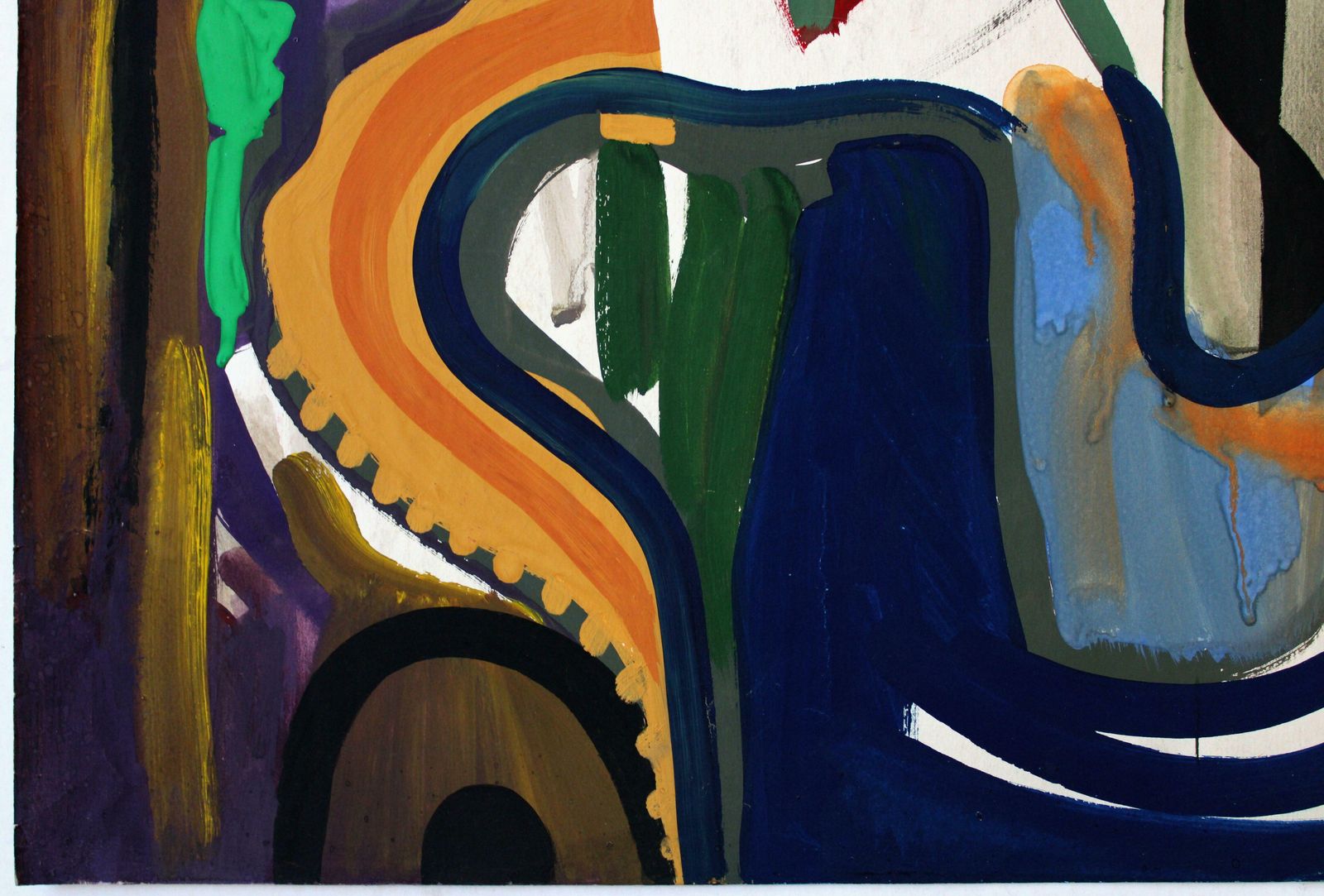 Gunars Klavain Memory Of Louis Washkansky. 1960s, Paper, Gouache, 86x61 Cm1960s photo buy