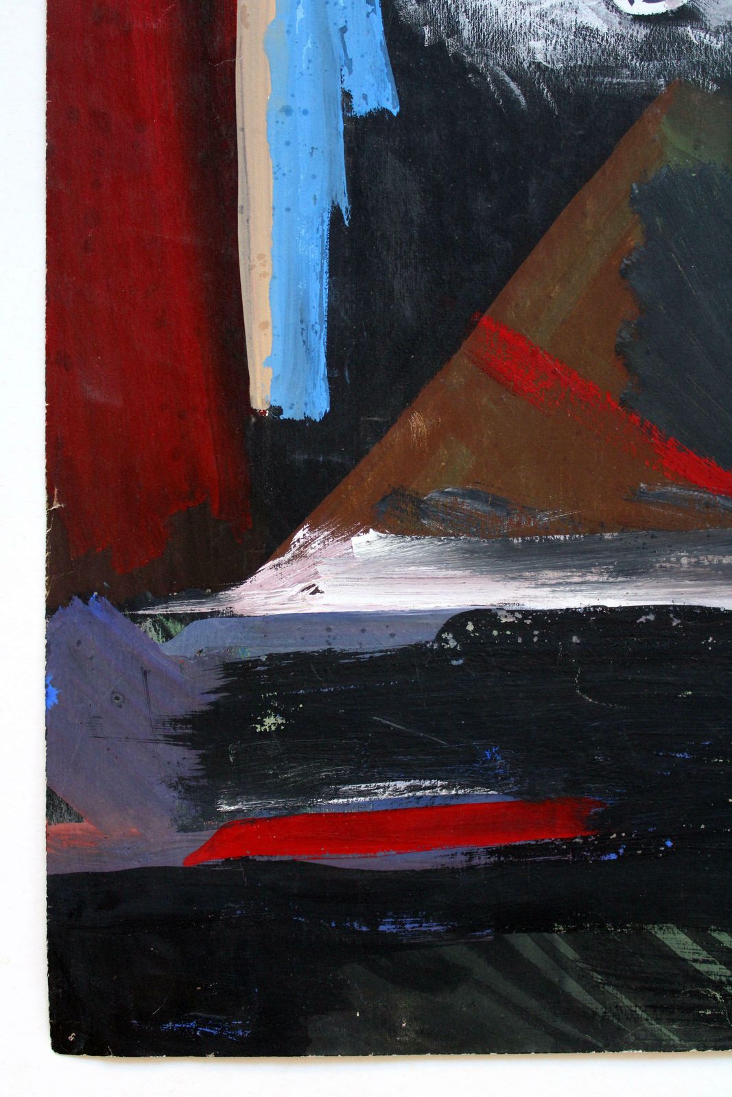 Gunars Klavaideologist. 1968, Gouache On Paper, 86x61 Cm1968 photo vintage