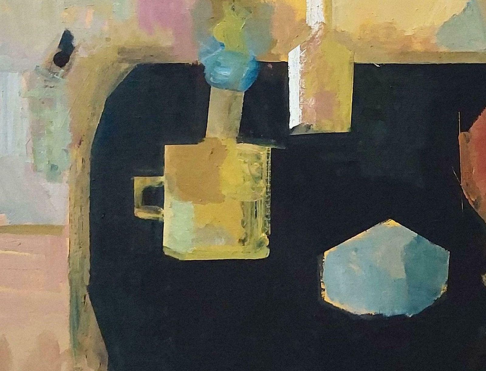 Victor Karnauh Still Life On Black Table. Oil On Canvas, 135x140 Cm photo Art