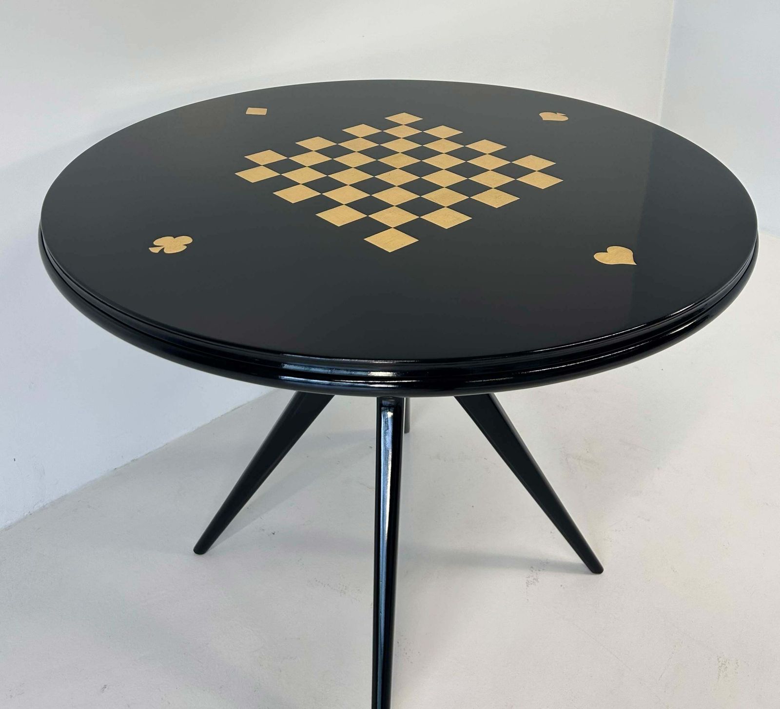 Italian Art Deco Cards And Chess Play Table, 1950s photo 3954.0