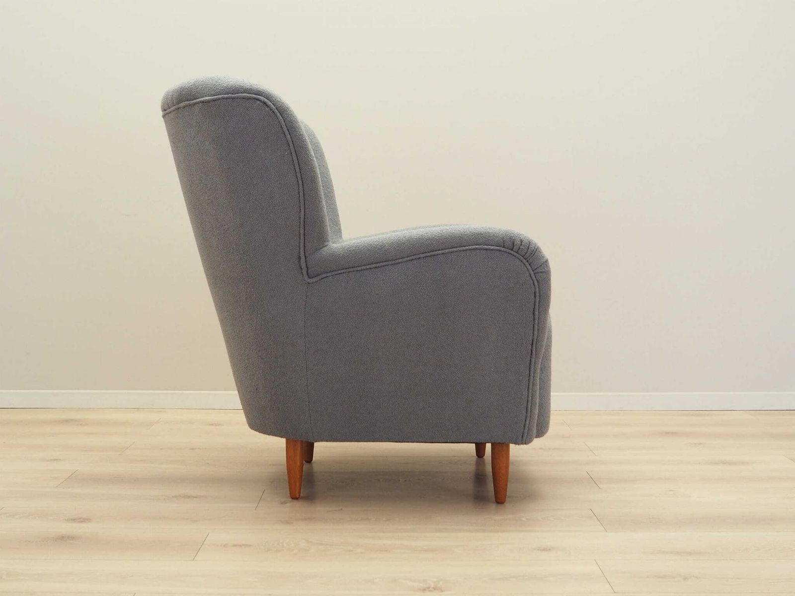 Grey Armchair, Scandinavian Design, Production: Denmark photo vintage