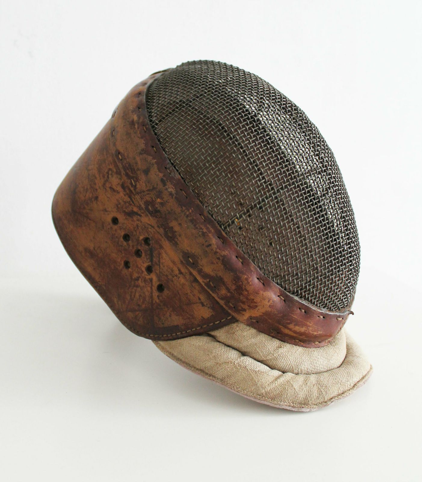 photo furniture 1920's Pair Of Antique Fencing Masks