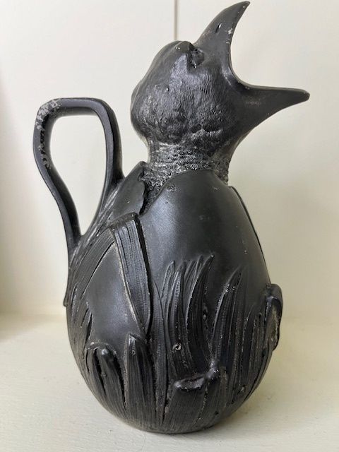 Art Nouveau Pewter Jug By Jean Garnier photo vintage