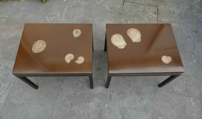 Belgian Side Tables By Ado Chale, 1970s, Set Of 2 photo furniture