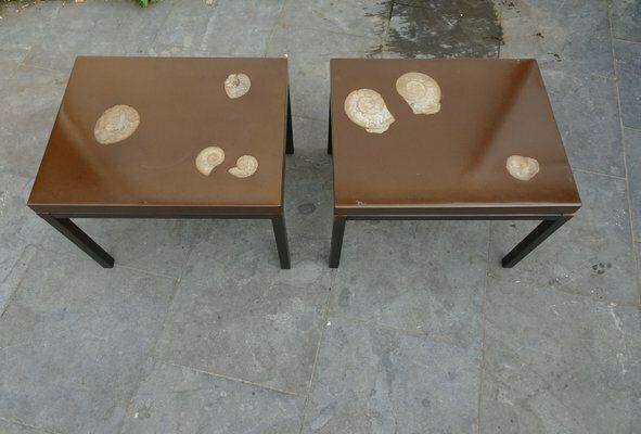 photo furniture Belgian Side Tables By Ado Chale, 1970s, Set Of 2