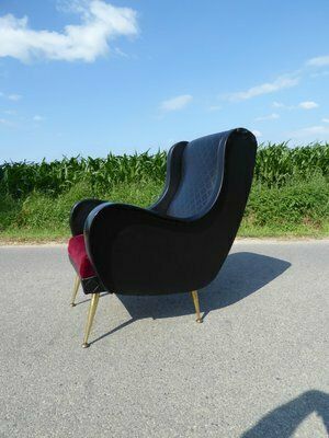 949.0 Italian Relax Lounge Chair In The Style Of Marco Zanuso, 1950s photo