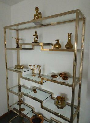 3794.0 23 Ct Gilded Shelves By Dewulf Selection For Belgo Chrom / Dewulf Selection, 1970s photo