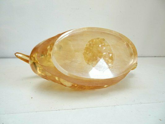 Fractal Resin Duck Bird Sculpture In The Style Of Godebsky, 1970s photo Art