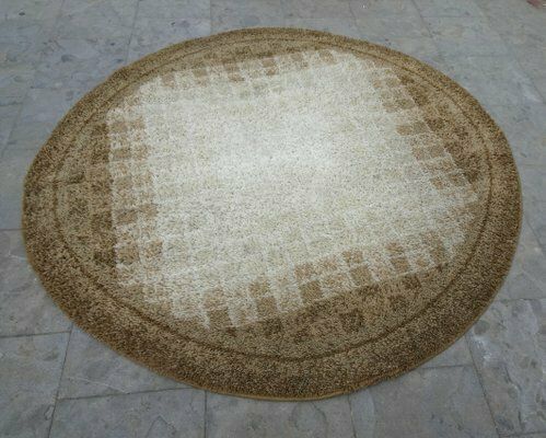 Vintage Round Rug Graphic Design From Desso, 1970s photo buy