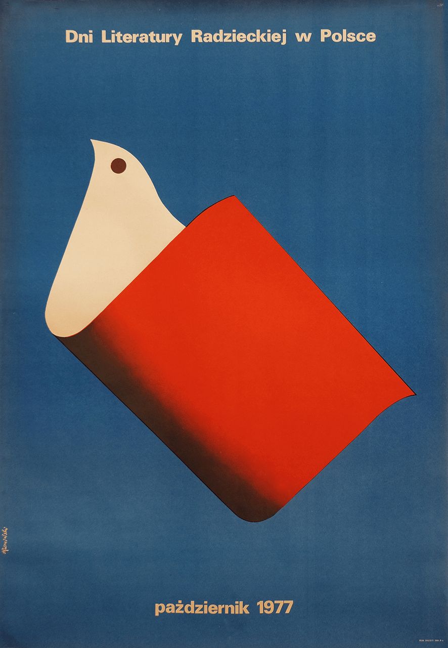 Days Of Soviet Literature In Poland   Original Poland Poster | 1977