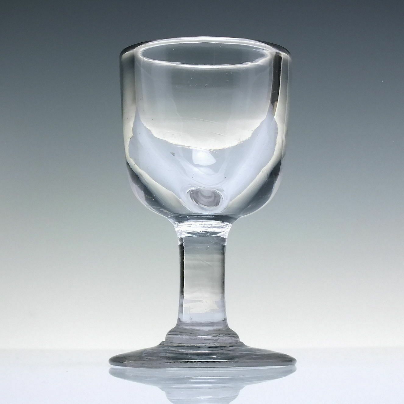 Victorian Deceptive Toastmaster Wine Glass C1860 photo furniture