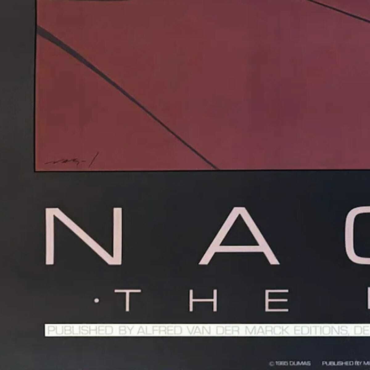 1980s Original Gorgeous Patrick Nagel "The Book" Art Poster. photo vinterior