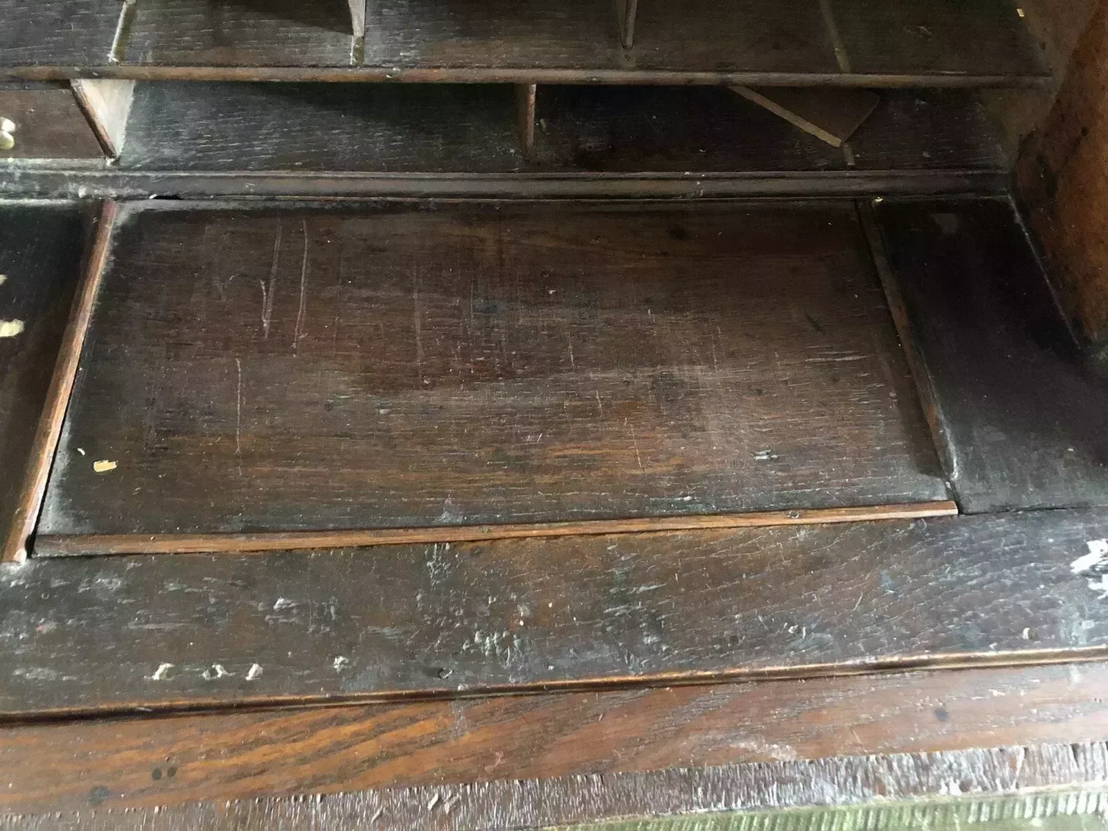 photo furniture Handsome Antique Original English Oak Dwarf George Lll Georgian Chest Desk