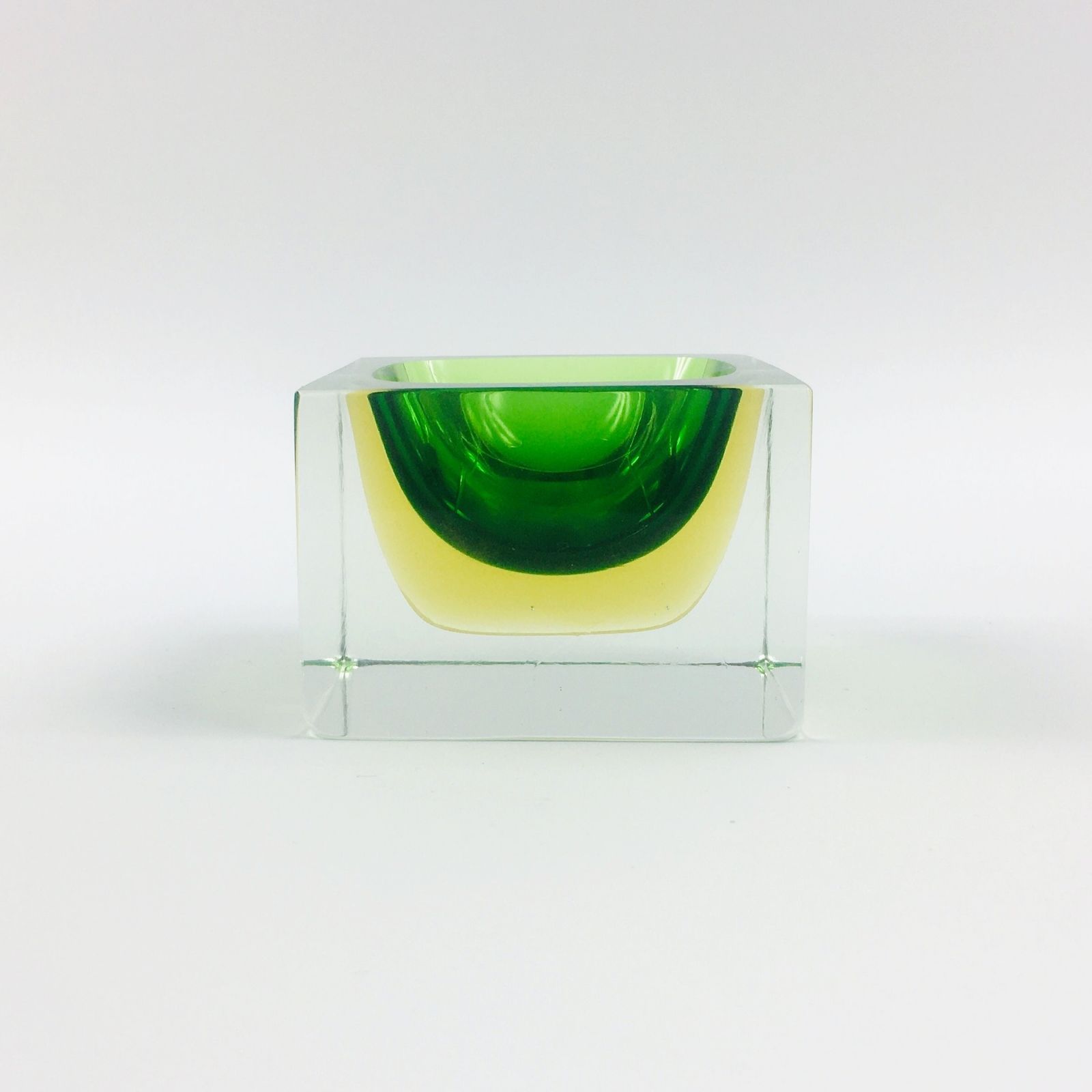 Sommerso Murano Glass Catch All Or Ashtray By Flavio Poli For Seguso Vetri D'arte, Italy, 1970s photo for sale