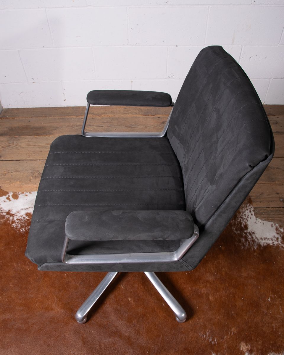 Vintage Leather Osvaldo Borsani Office Desk Chair 1970s photo buy
