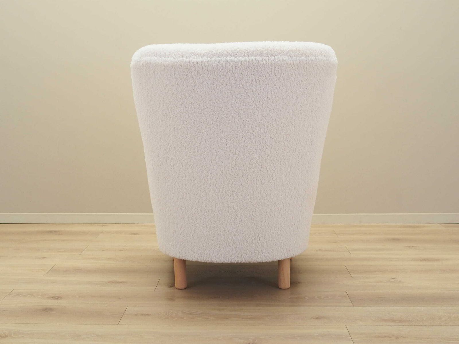 White Armchair, Scandinavian Design, Production: Denmark photo vinterior