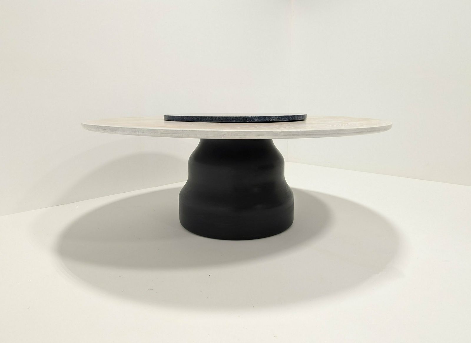 2500.0 Matteo Fogale Ash Marble Dining Table photo