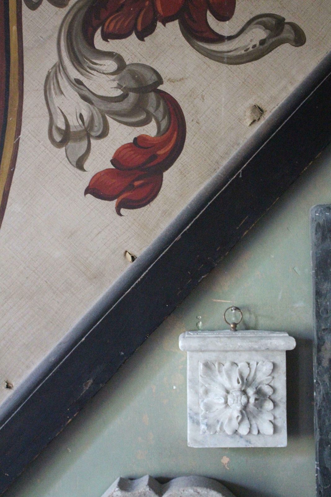 19th Century Funerary Funeral Hatchment Sir Henry Oglander Memento Mori Curio photo vintage