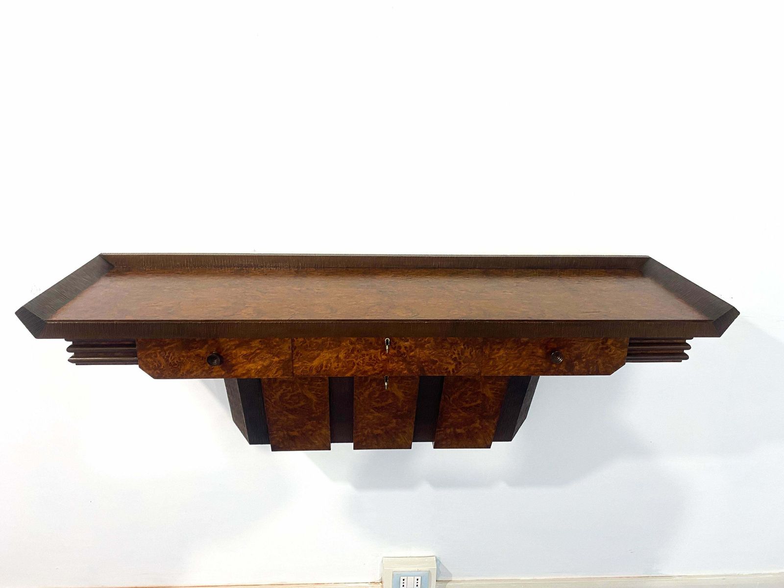 Italian Midcentury Art Deco Console Designed By Pierluigi Colli, 1940s photo for sale
