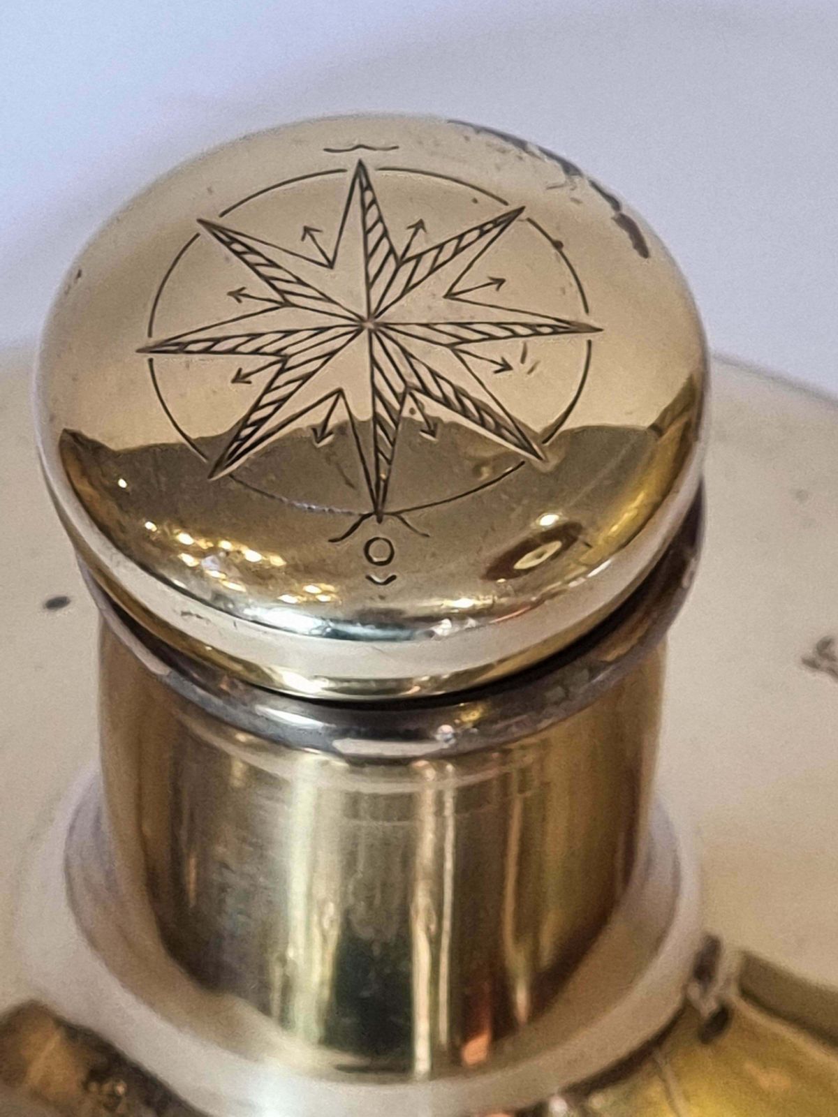 `Captain's Decanter/ Kaptens Karaff`, Made By Norrsken Metall, Sweden Late 1900s photo buy