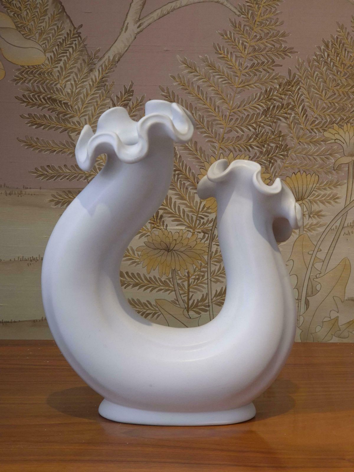 Wilhelm Kåge, Sculptural Vase "Surrea", Gustavsberg Studio, Swedish Modern photo furniture