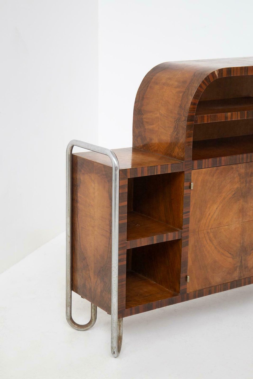 photo furniture Bauhaus Briar Wood Sideboard In Hynek Gottwald Style