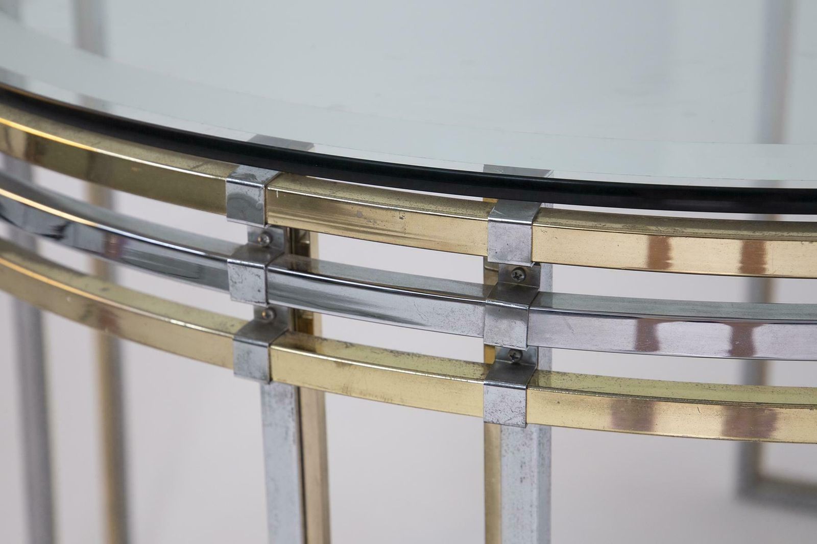 Italian Dining Table By Romeo Rega In Steel photo vintage