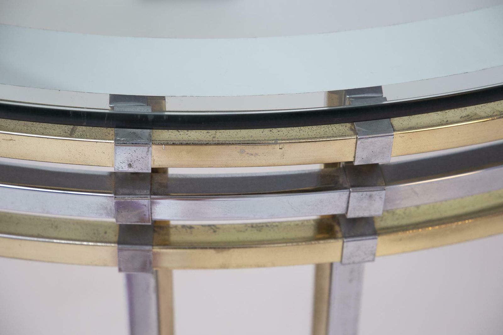 Furniture Italian Dining Table By Romeo Rega In Steel photo