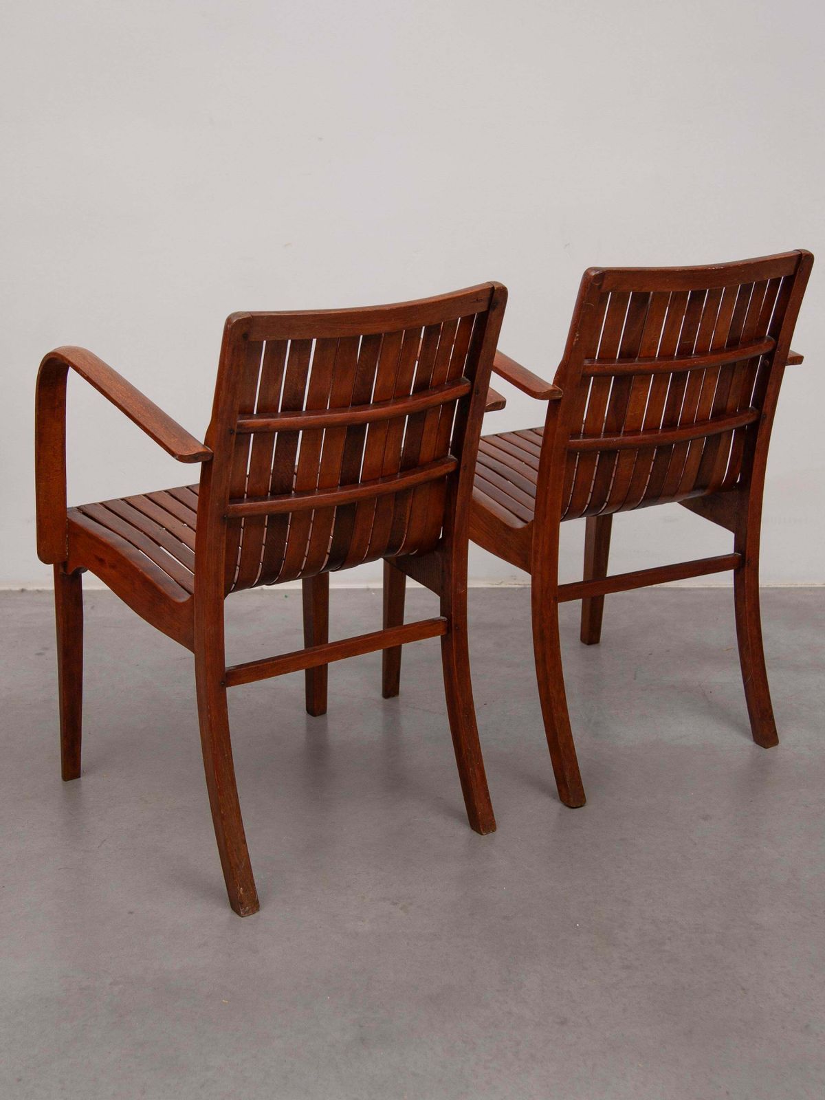 photo furniture Slatted Arm Chair Art Nouveau Designed By Thonet