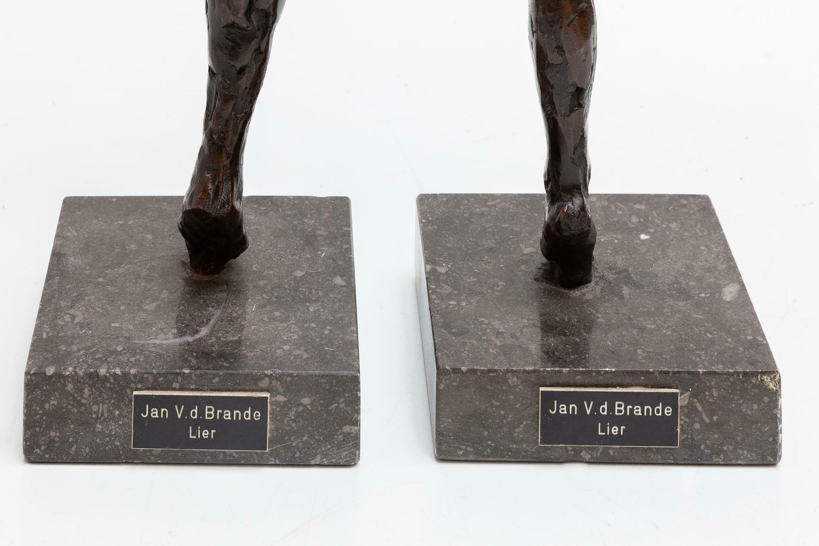 photo for sale Bronze Dancers Couple 1970s Belgium Artist V D Brande
