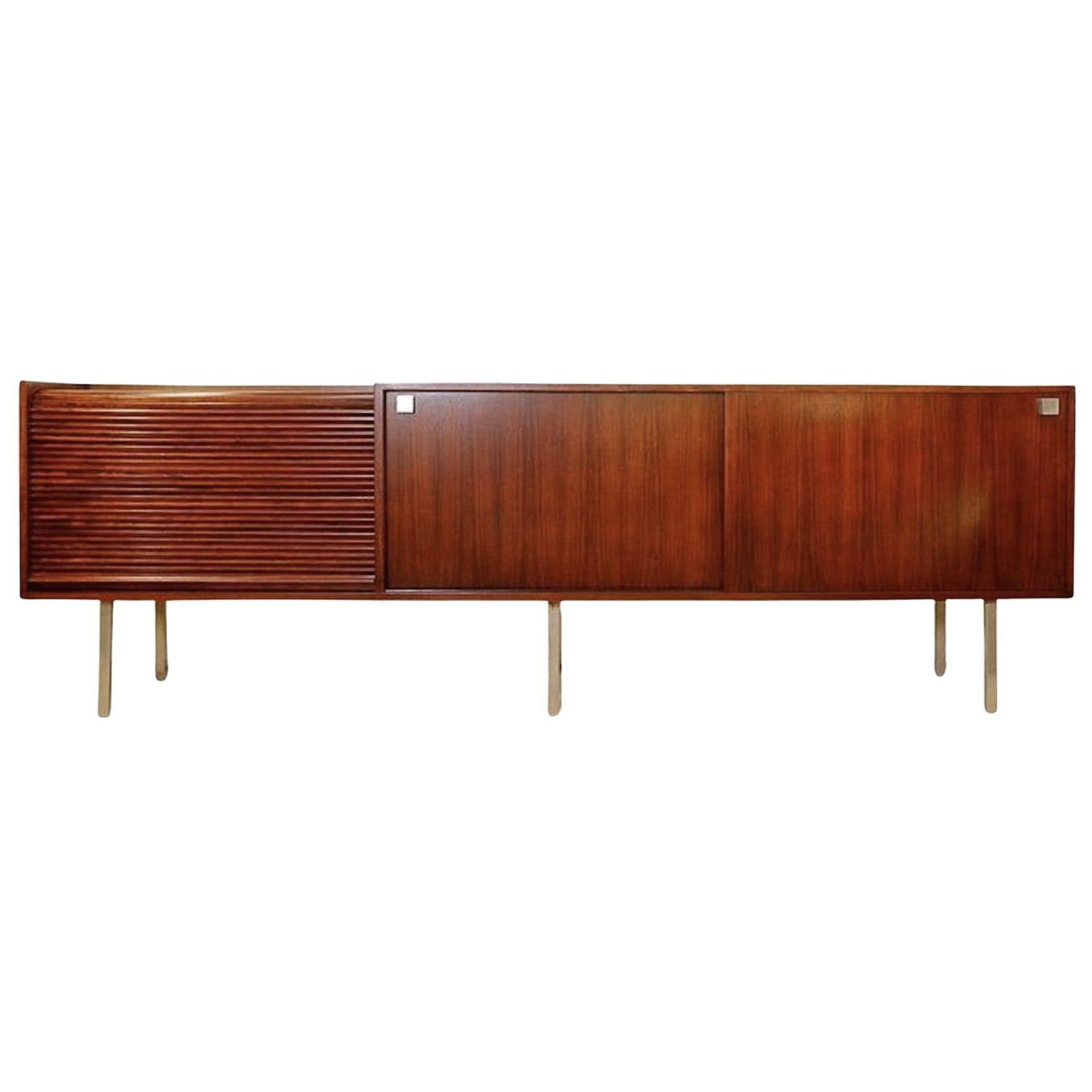 Mid Century Modern Sideboard By Alfred Hendrickx For Belform – Belgium 1950s