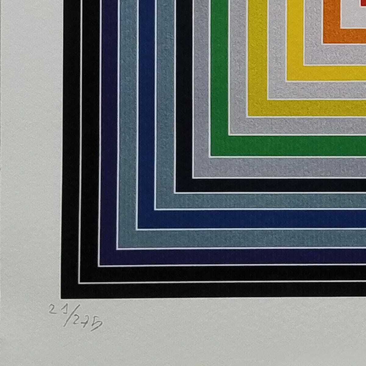 2000s Stunning Frank Stella (After) "Lettre Sur Les Aveugles" Limited Edition Lithograph By Adagp Paris photo buy