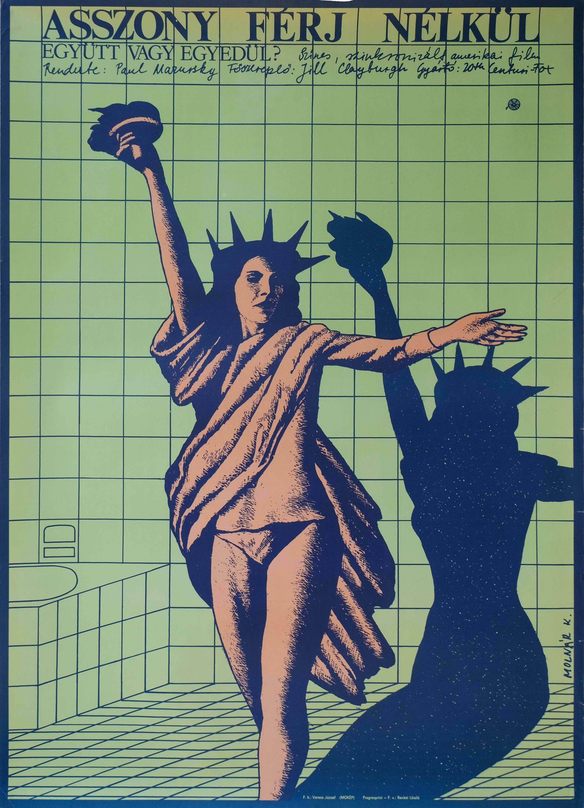 An Unmarried Woman   Original Hungary Poster | 1979