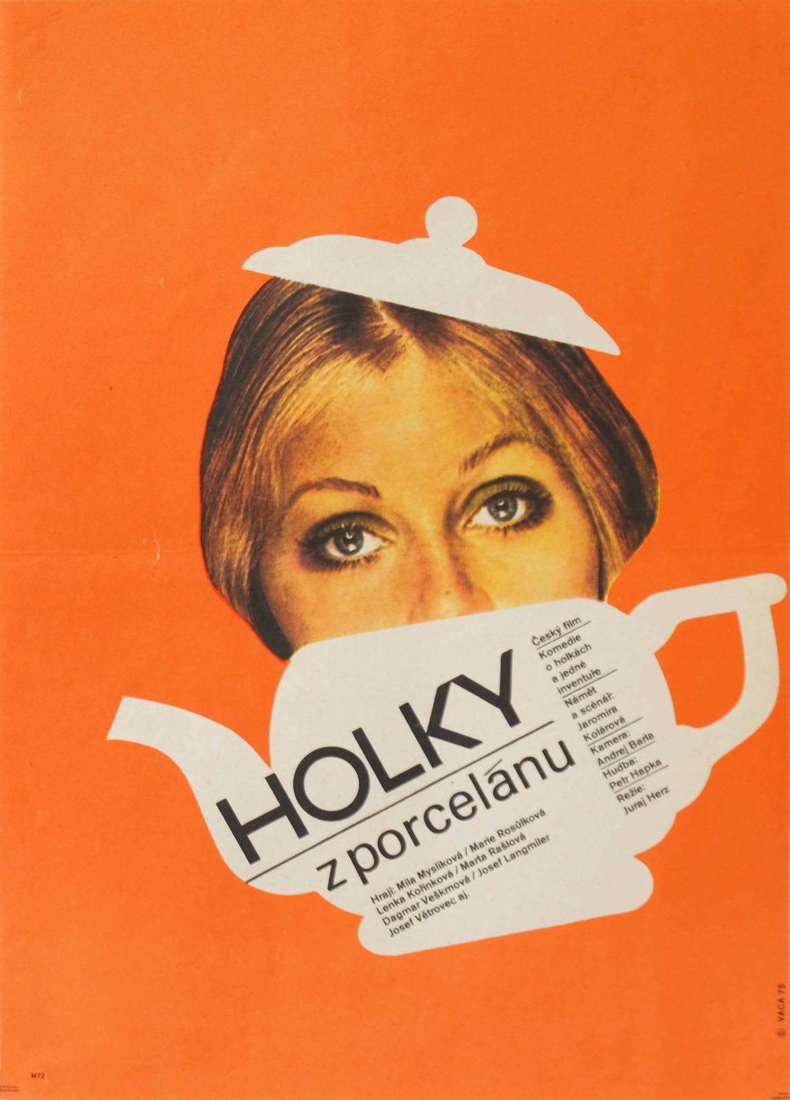 Girls From A Porcelain Factory   Original Czech Republic Poster | 1974