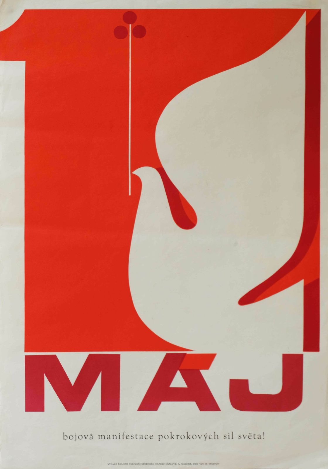 May   Martial Manifestation Of The Progressive Forces Of The World   Original Czech Republic Poster | 1970s